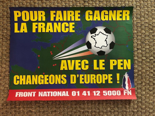 Affiche front national le - fn,