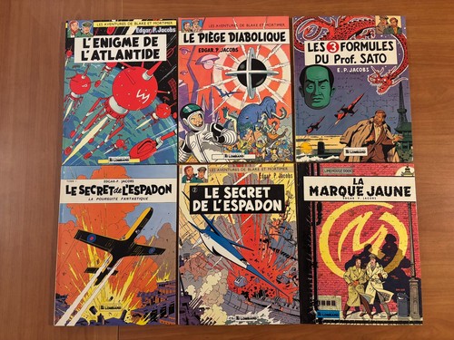 Blake mortimer lot de 6 - blake, et