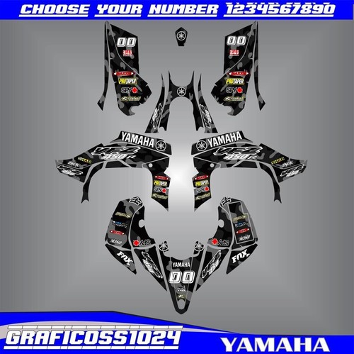 Kit graphique pour yamaha yfz - pour,