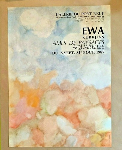 Ewa kurkjian offset lithograph - kurkjian,