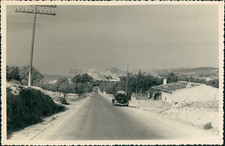 Espagne, Voiture sur une route espagnole, ca.1952, Vintage silver print Vintage 