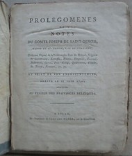 Comte de SAINT-GENOIS 