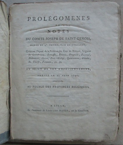 Comte saint genois - comte, saint-genois