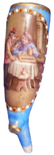 Antique Sevres Porcelaine Pierreries Scenic Pipe Bol Service Pfeife Scène French