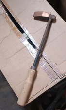 fers a souder/ marteau soudure en cuivre , outils anciens