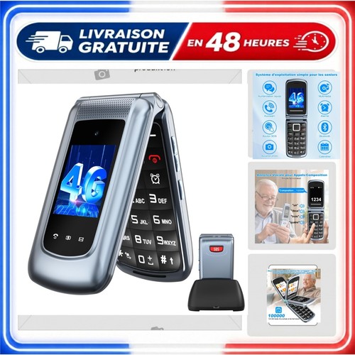Téléphone senior ufferson - 4g,