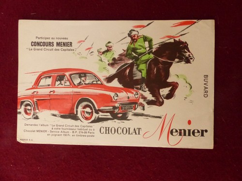 Buvard chocolat menier - chocolat, le