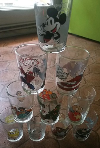 Lot anciens verres - anciens,