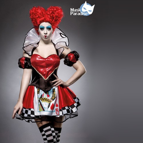 Costume reine rouge cœurs - costume,