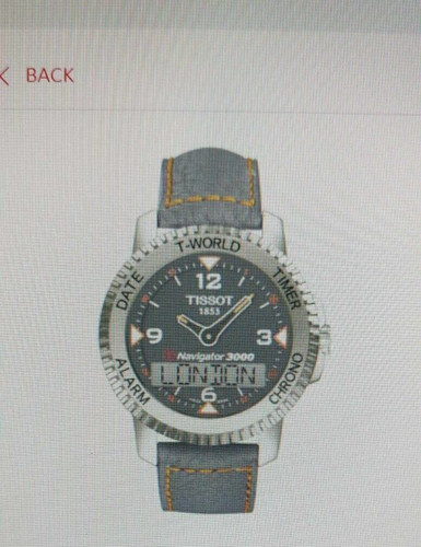 Set hands tissot - set, navigator