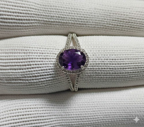 14k white gold plated oval - 14k,