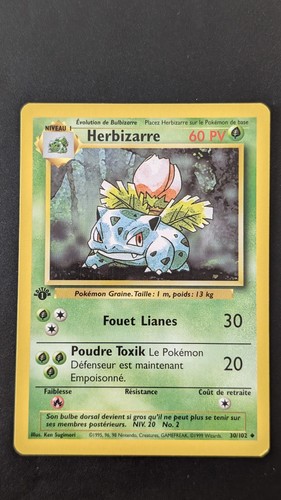 Carte pokemon herbizarre - pokemon,