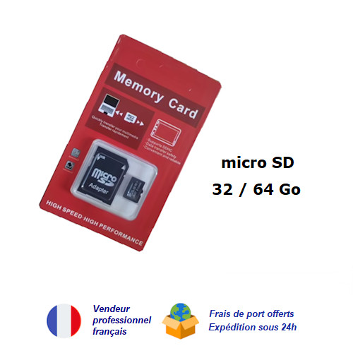 Carte mémoire micro - sd, 64