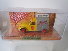 1/43 NOREV BOITE TIROIR VOITURE FOURGONNETTE CITROËN 2 CV AZU "PHILIPS" OUVRANTE