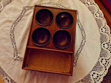 Ancien monnayeur en bois,rendu