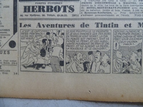 Tintin journal soir num - tintin,