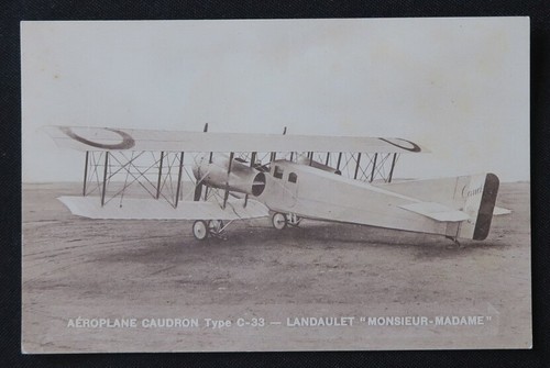 Cpa carte postale aéroplane - carte,