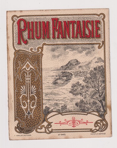 Ancienne étiquette alcool - étiquette,