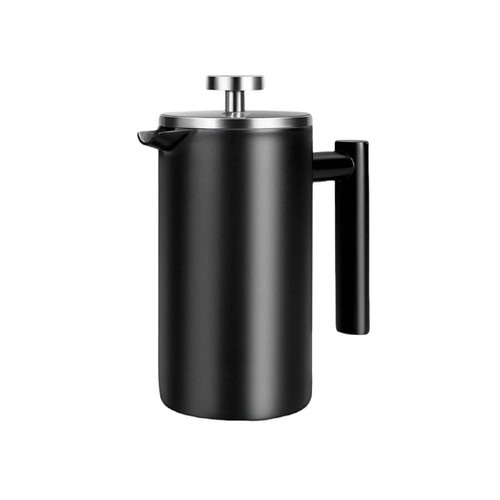 Cafetière piston acier - en,