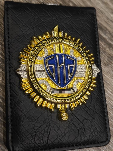 Badge bia police serbia - bia,