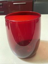 6 verres en cristal soufflé