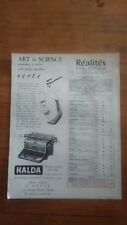PUB ANCIENNE ADVERT - MACHINE