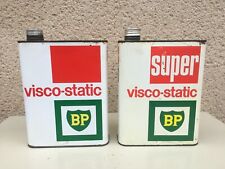 2 anciens bidons d'huile / BP