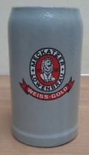 GRANDE CHOPE BIERE MECKATZER LOWENBRAU WEISS GOLD    1 LITRE  BIERKRUG
