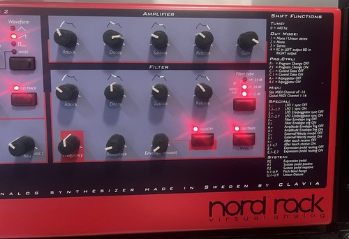 Clavia nord rack with - with, 12