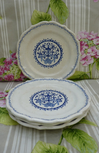 Gien rouen assiettes - assiettes, plates