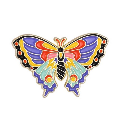 Pin broche papillon - papillon, métal