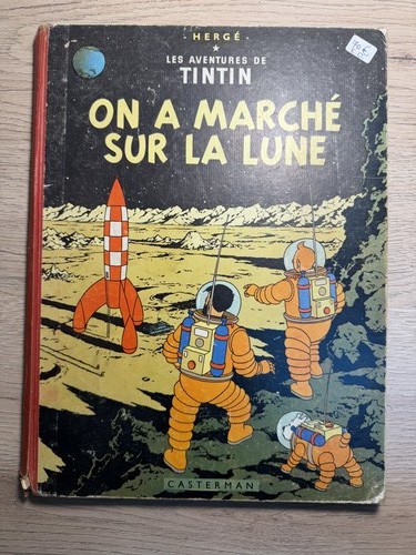 Tintin marché sur la - tintin,