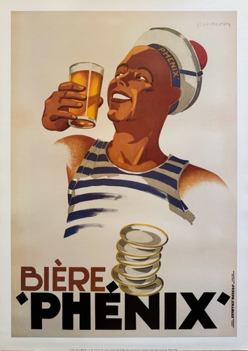 Bière phénix affiche - -,