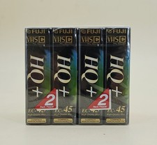Lot 4 Cassette K7 Fuji VHS-C