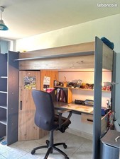 Lit combiné mezzanine enfant