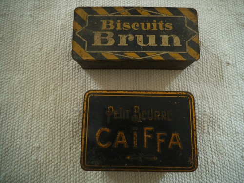 Lot boîtes anciennes métal - boîtes,