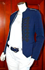 Veste courte femme, Bonobo Jeans, bleu marine, taille 36, elégante jolie pièce.