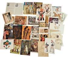 28 cartes postales art