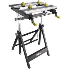RYOBI - Etabli aluminium pliable orientable avec réglage hauteur - table 600 ...
