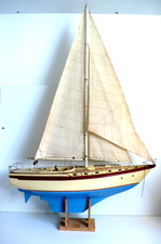 GRAND VOILIER DE BASSIN   BOIS   ANNÉES 70  Lg 60 x Ht 85 cm    BON ÉTAT