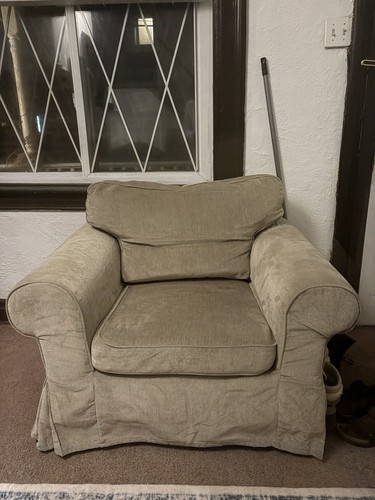 Ektorp beige armchair - ektorp,