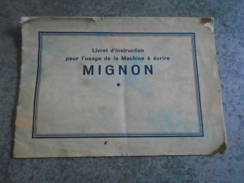 Livret instruction pour - livret, d'instruction