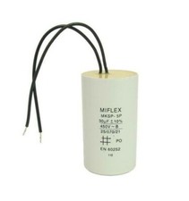 condensateur permanent démarrage 30uF 30µF 450V à fils Ø45x78mm