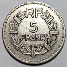 5 Francs Lavrillier Nickel - Choisissez votre année !
