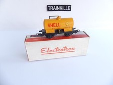 ELECTROTREN ESPAGNE 1802 WAGON CITERNE A ESSIEUX SHELL