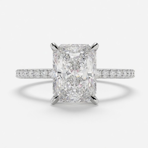 2ct radiant lab grown diamond - grown,