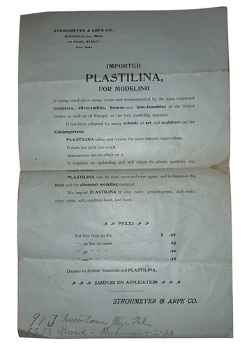 Importé plastilina annonce - importé,