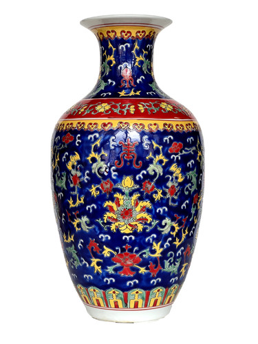 Ancien vase chinois porcelaine