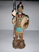 FIGURINE GUERRIER INDIEN RESINE
