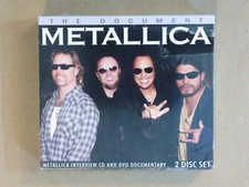 COFFRET CD INTERVIEW + DVD DOC / METALLICA / THE DOCUMENT / NEUF SOUS CELLO